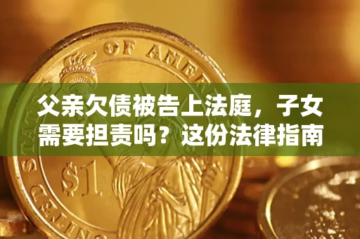 武汉父亲欠债被告上法庭，子女需要担责吗？这份法律指南必须看完