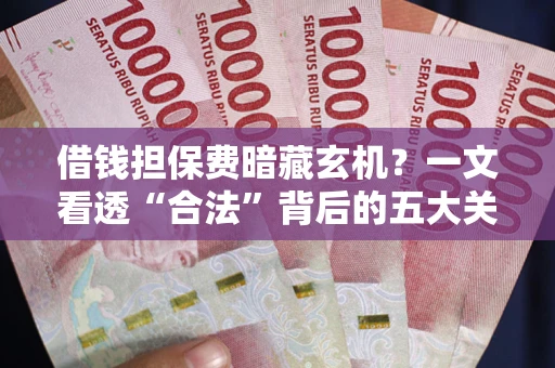 武汉借钱担保费暗藏玄机？一文看透“合法”背后的五大关键陷阱