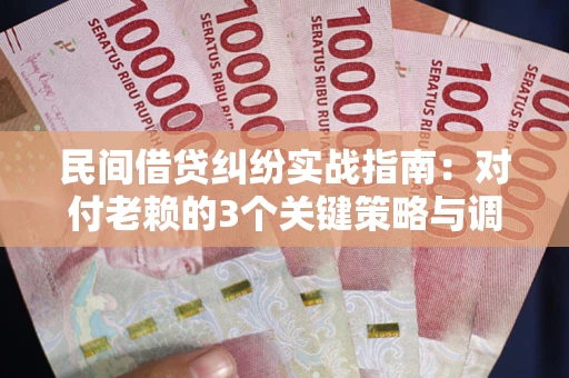 武汉民间借贷纠纷实战指南：对付老赖的3个关键策略与调解盲区解析