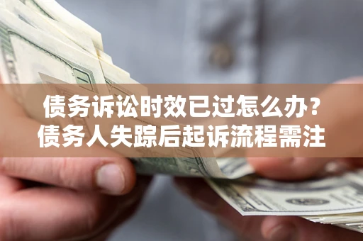 武汉债务诉讼时效已过怎么办？债务人失踪后起诉流程需注意什么？